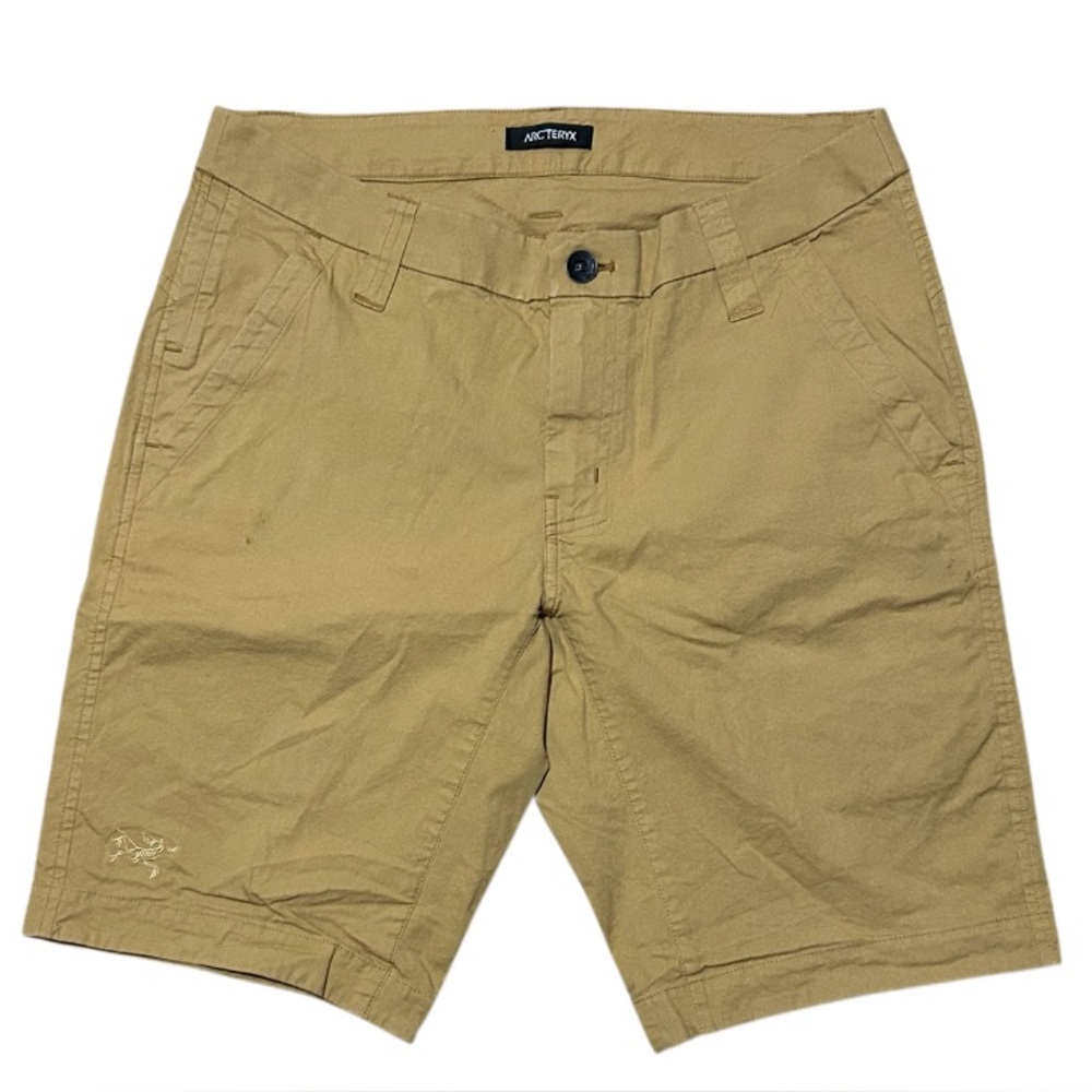 Arc'teryx Shorts Brown Chino Pockets Size 32 Slim Fit Outdoor Hiking